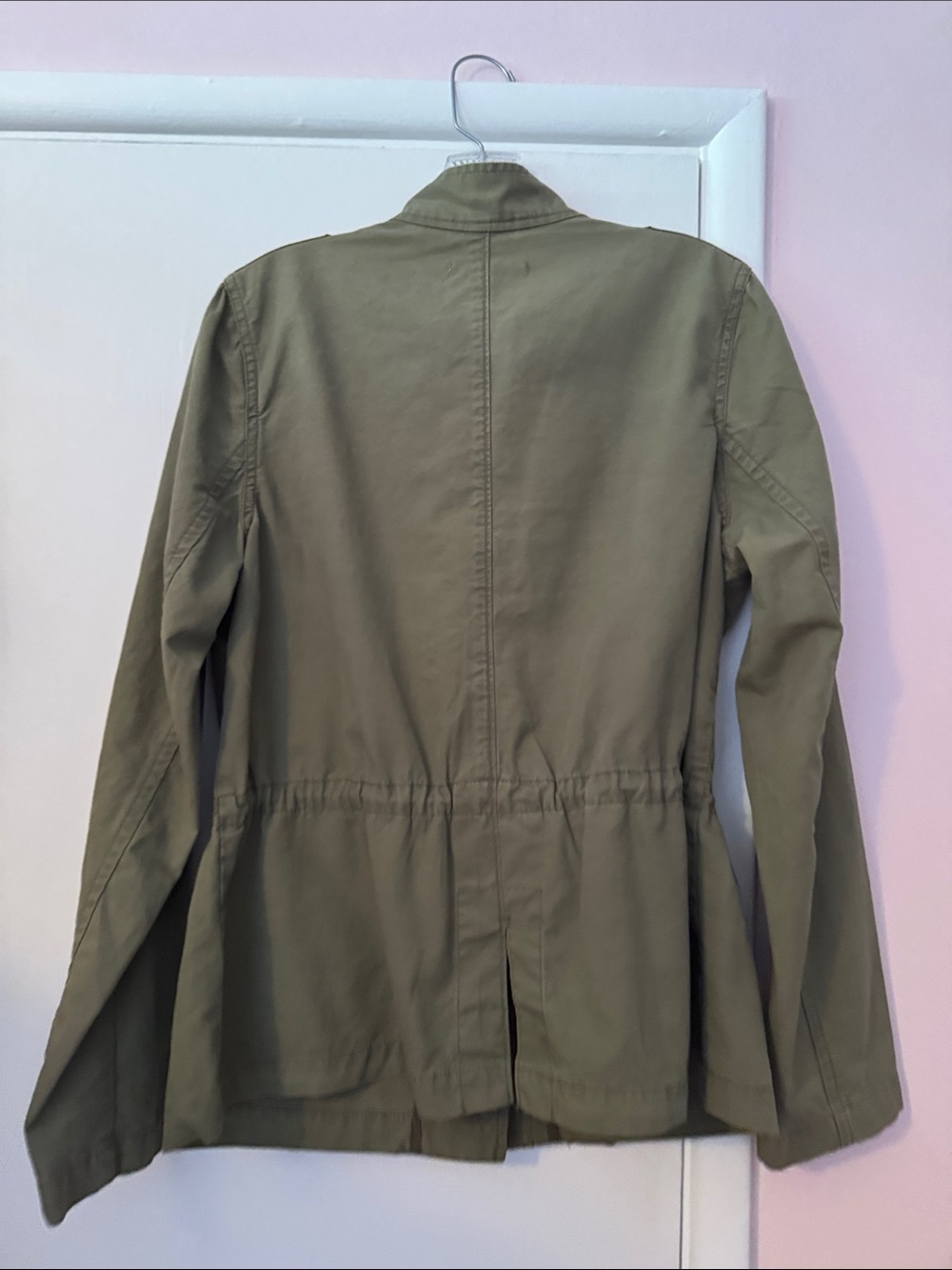 Olive Utility Drawstring GAP Jacket - Picture 5 of 5